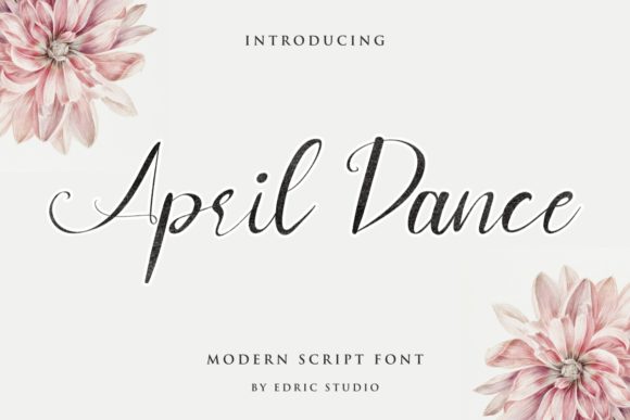April Dance: A Delicate Font for Elegant Handmade Projects