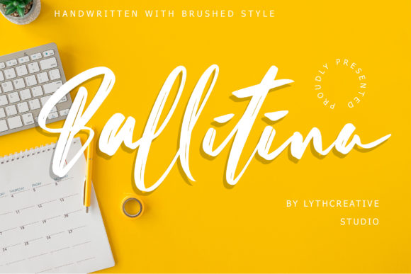 Ballitina: A Luxurious Handwritten Font for Elegant Branding