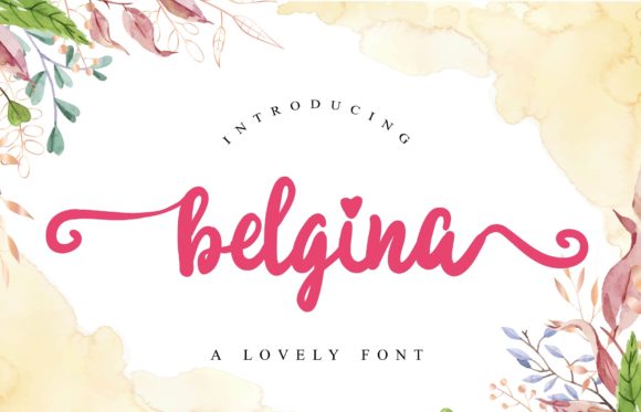Belgina: The Perfect Script Font for Engaging Campaigns