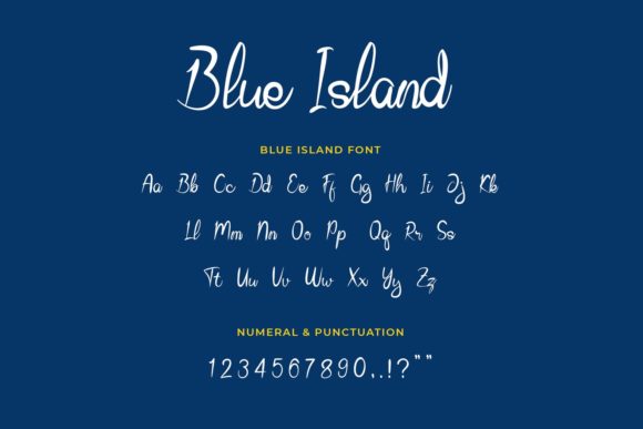 Blue Island: A Handwritten Font for Modern Marketers