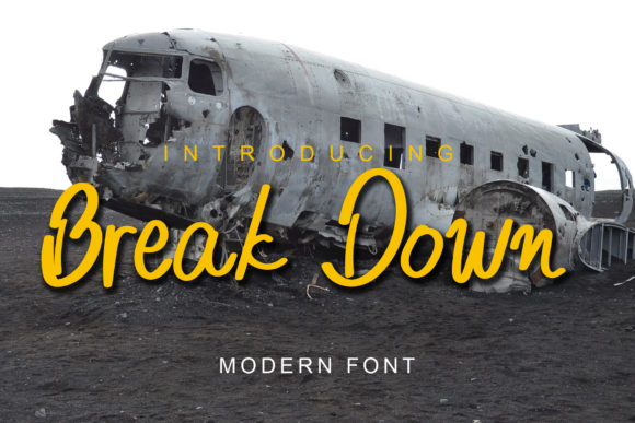 Break Down: A Festive Handwritten Font for Your Brand