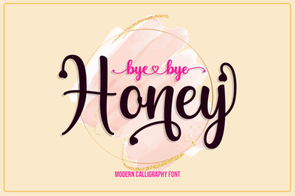 Bye Bye Honey Font for Editorial Design