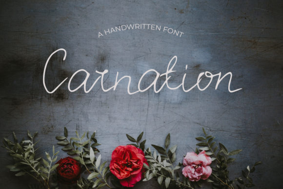 Carnation: A Delicate and Elegant Handwritten Font for Editorial Design