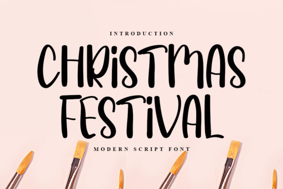 Christmas Festival: A Joyful Handwritten Font for Web Design