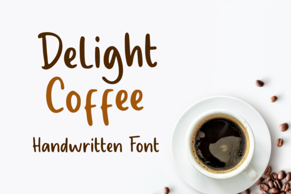 Delight Coffee: A Charming Handwritten Font for Creative Projects