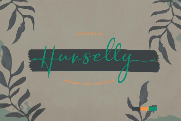 Elevate Your Brand with Hunselly: A Stylish Script Font