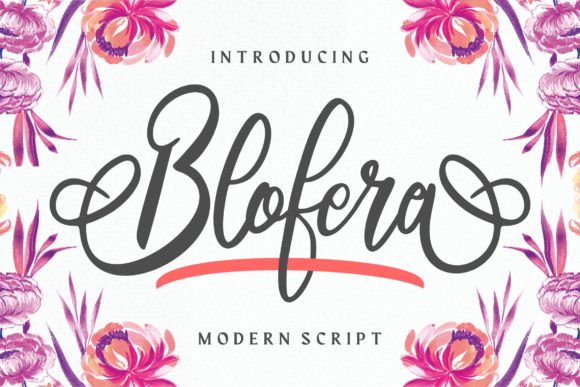 Enhance Your Brand with Blofera: A Delicate Script Font