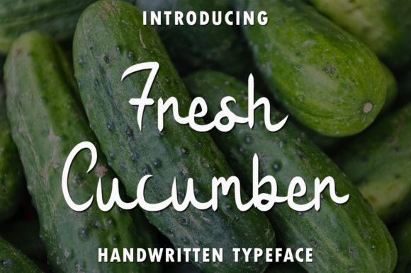 Enhance Your Brand with Fresh Cucumber Font