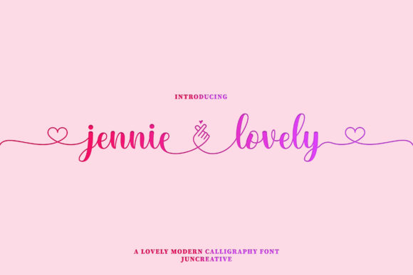Enhance Your Brand with Jennie Lovely Font