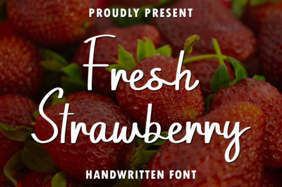 Enhance Your Craft with Fresh Strawberry Font