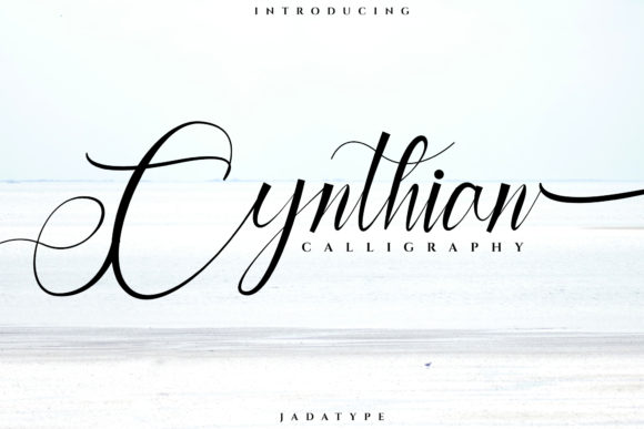 Enhance Your Web Design with Cynthian: A Stylish Handwritten Font