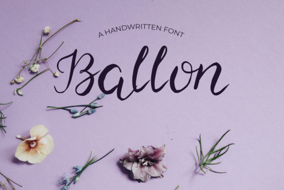 Enhancing Web Design with Ballon: A Handwritten Font