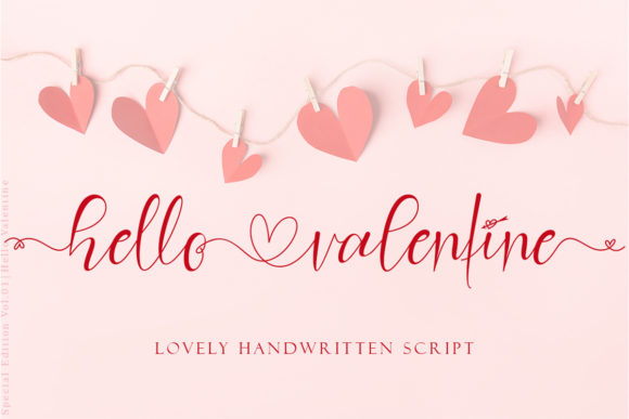 Hello Valentine: A Script Font for Elegant Branding