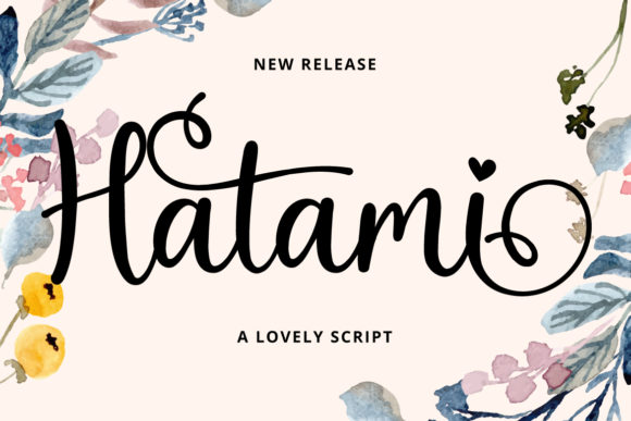 Hitami: A Handwritten Font for Elegant Editorial Design
