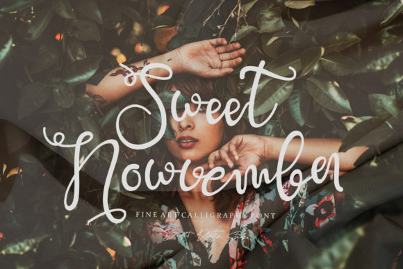 Introducing Sweet Nowvember: A Joyful Handwritten Font