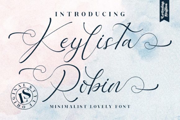 Keylista Robin: A Handwritten Font for Elegant Publishing