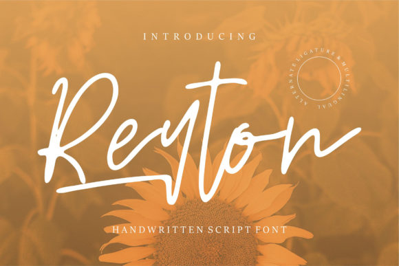 Reyton: A Handwritten Script Font for Elegant Branding