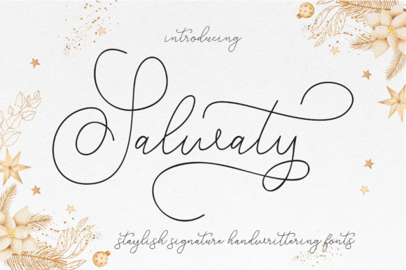 Salwaty: A Delicate and Elegant Handwritten Font for Web Design