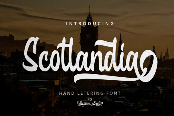 Scotlandia: A Bold Handwritten Font for Business Branding