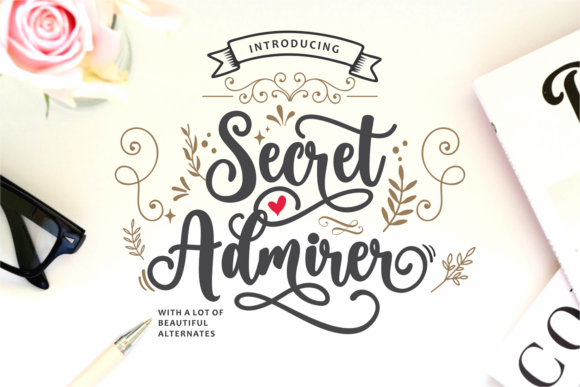 Secret Admirer: A Handwritten Font for Engaging Campaigns