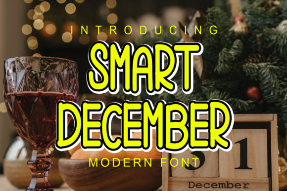 Smart December: A Festive Handwritten Font for Editorial Design