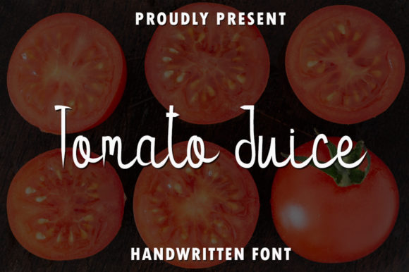 Tomato Juice: A Handwritten Font for Elegant Web Design