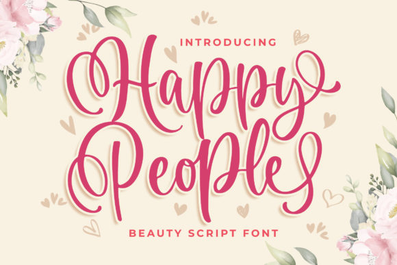 Transform Your Brand with Happy People Font