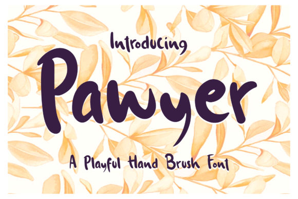 Unleash Creativity with Pawyer: A Playful Handwritten Font