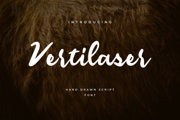 Vertilaser: Elevate Your Web Design with This Elegant Handwritten Font
