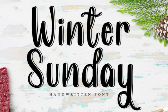 Winter Sunday: A Font for Elegant Handmade Creations